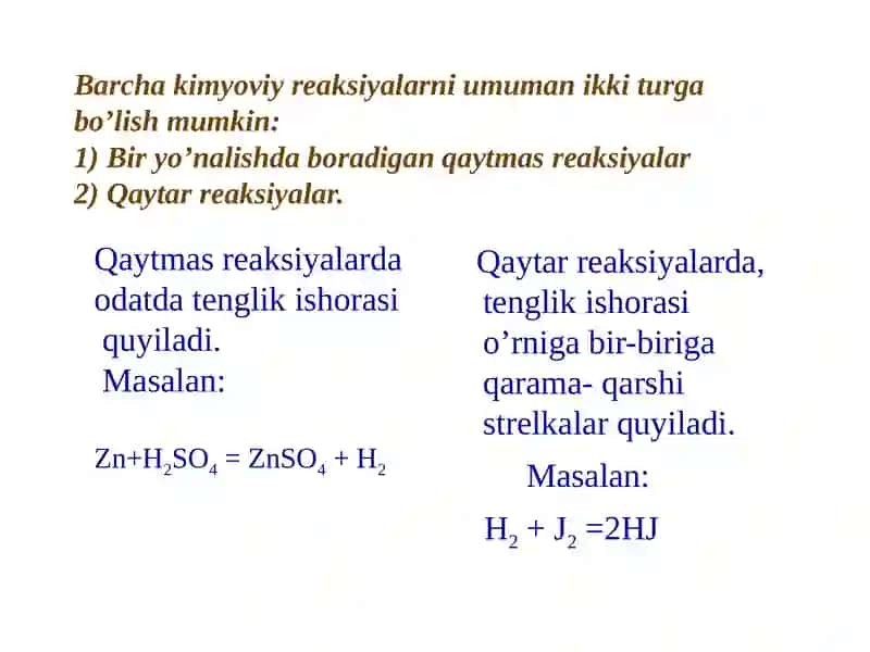 KIMYOVIY MUVOZANAT 4