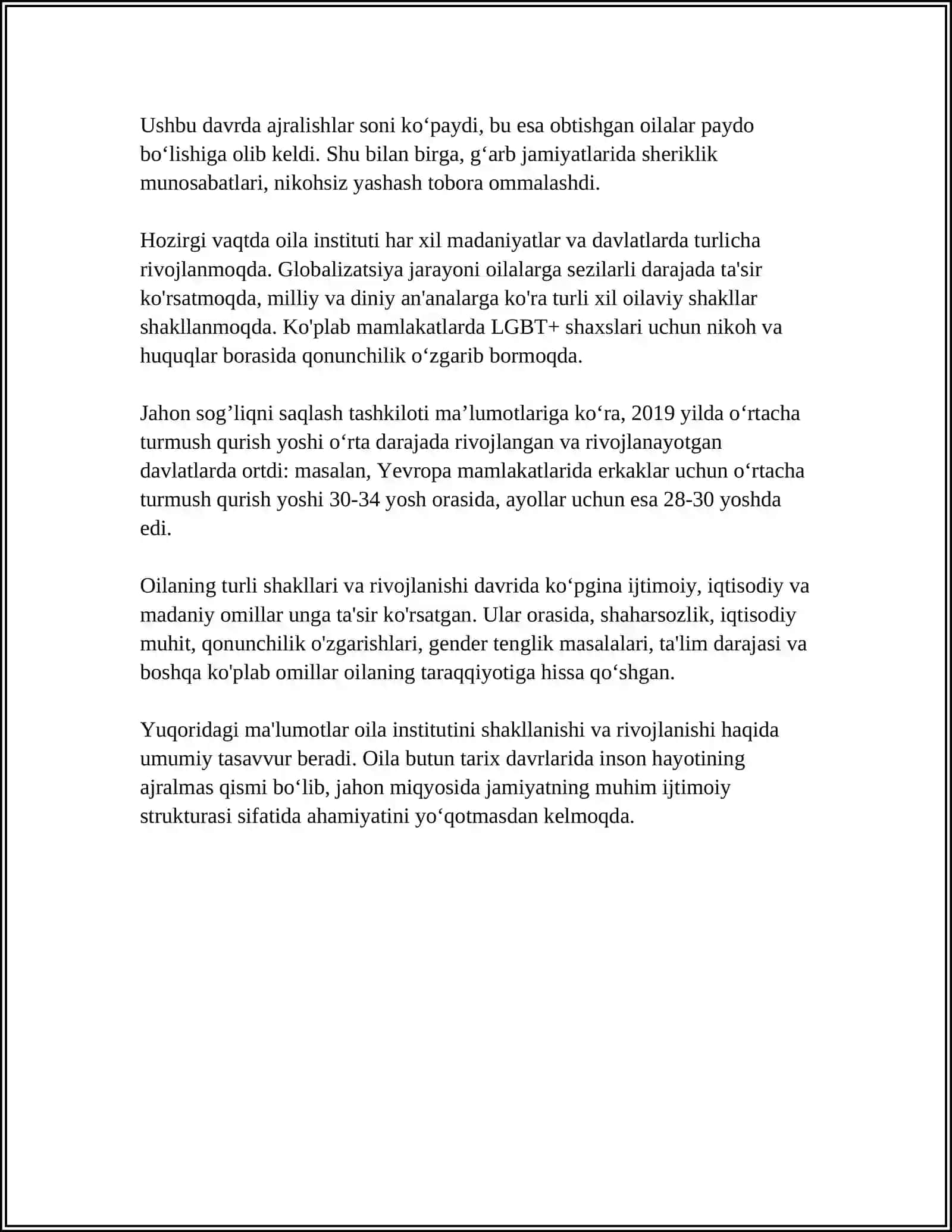 OILA INSTITUTINING MANAVIY MAFKURAVIY ELIMENTLARI 4