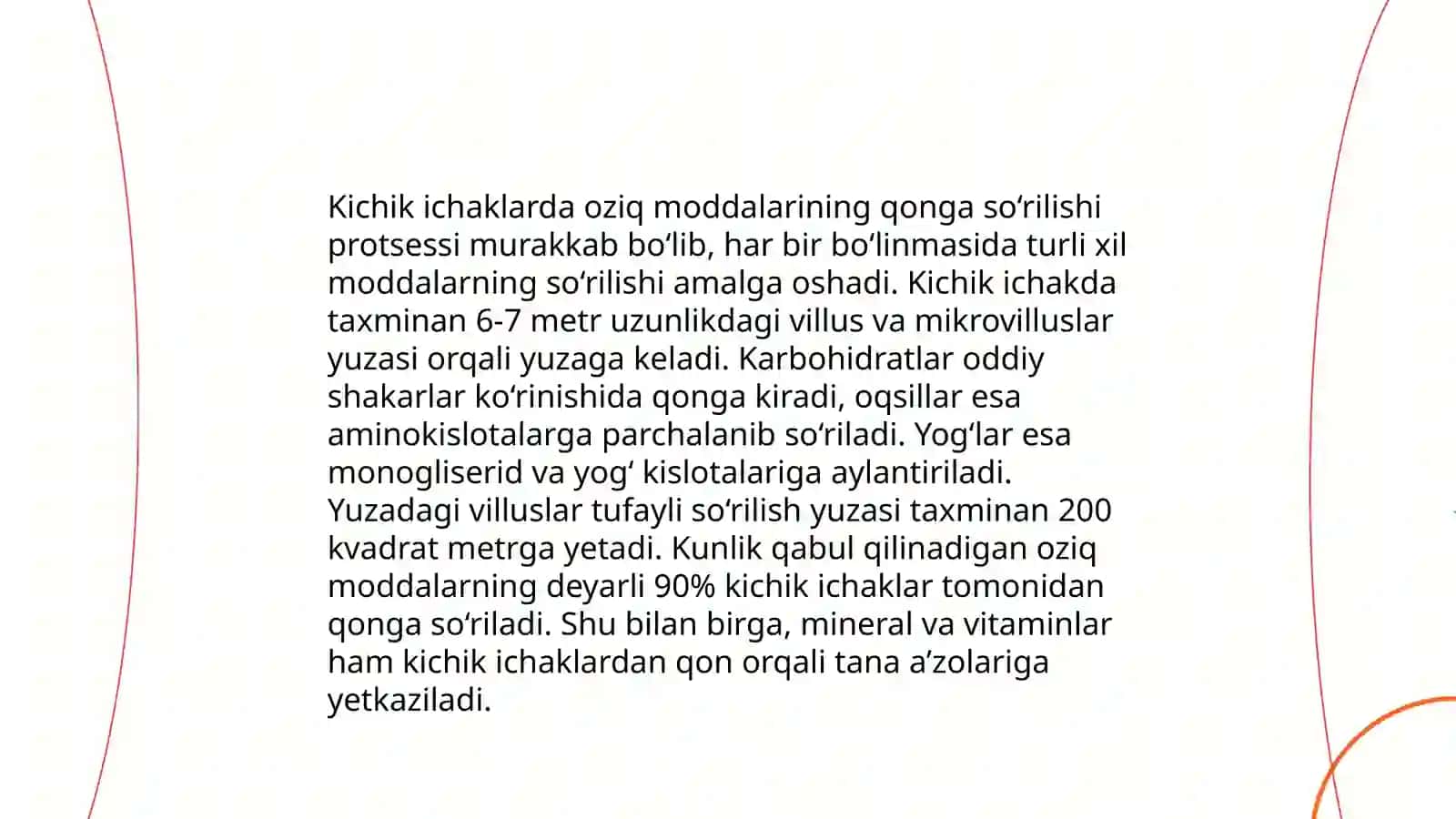 Oziq moddalarning qonga soʻrilish mexanizmlari 4
