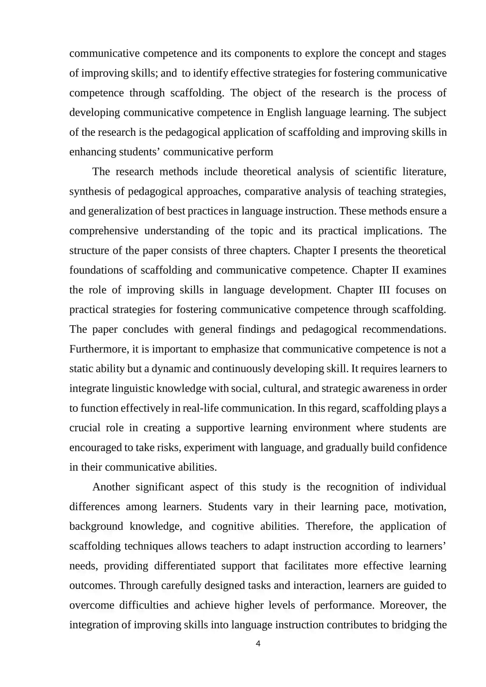 SCAFFOLDING DEBATING SKILLS TO FOSTER ADVONCED COMMUNICATIVE COMPETENCE 4