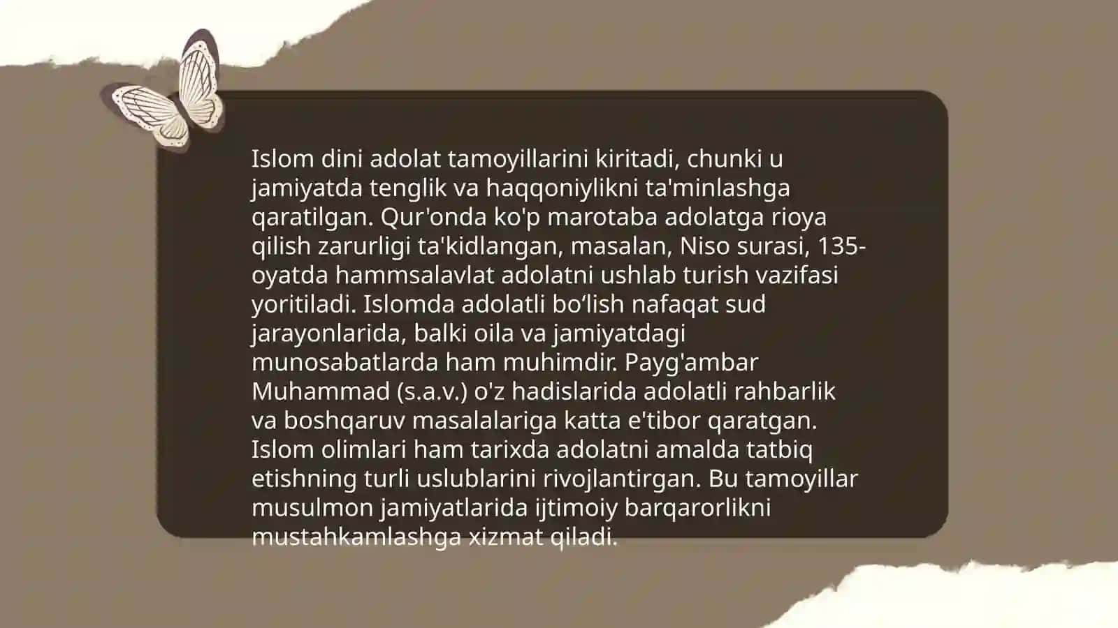 Islomda inson huquq erkinliklarini taminlashining oʻziga xos jihatlari 4