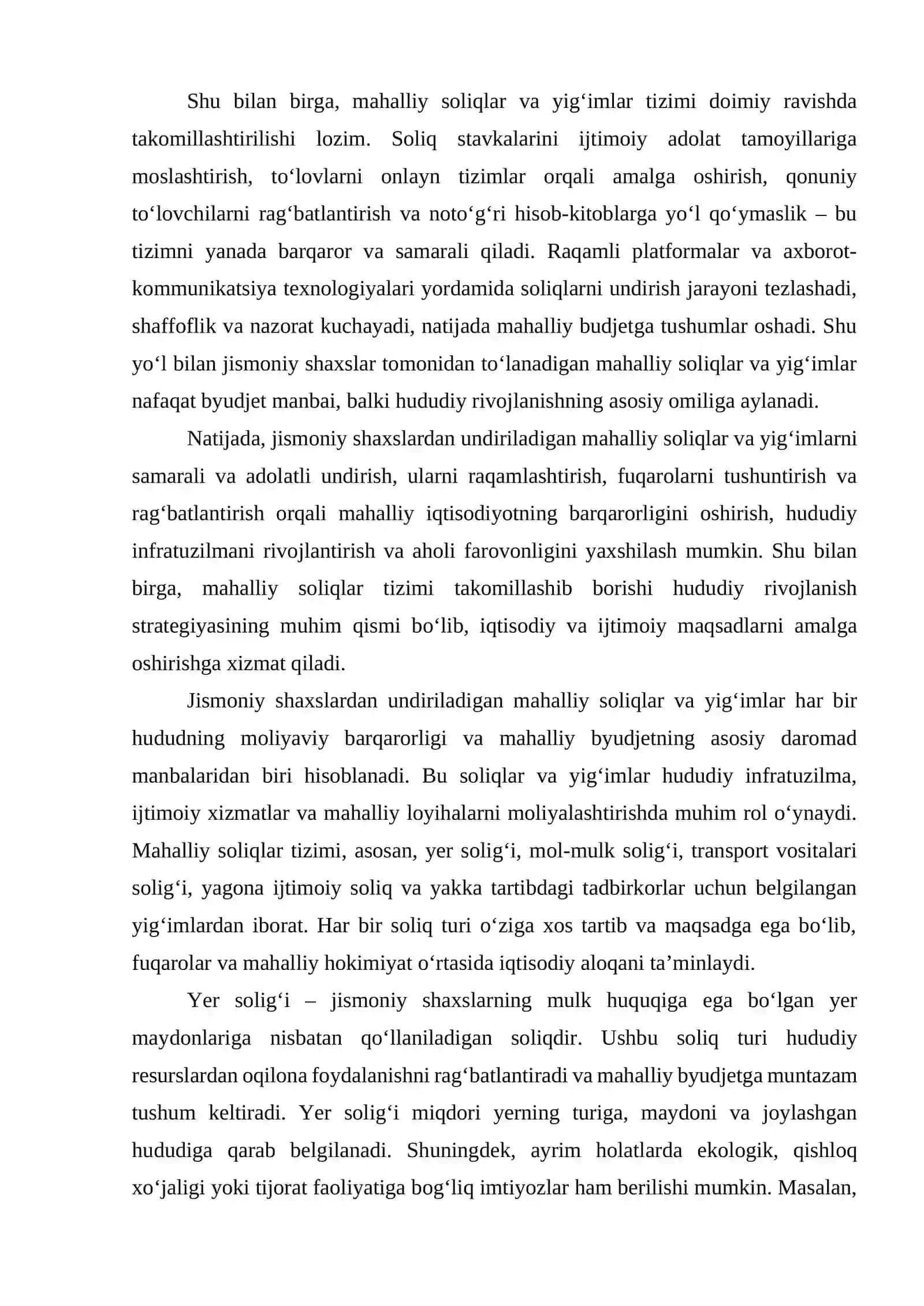 Mahalliy Soliqlar va Yig‘imlar 4