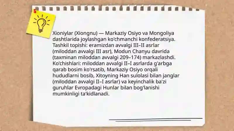 Kiddariylar, Xioniylar, Eftallar Rejasi 4