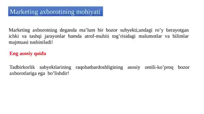 Marketing tadqiqotlarida axborotni to'plash 4
