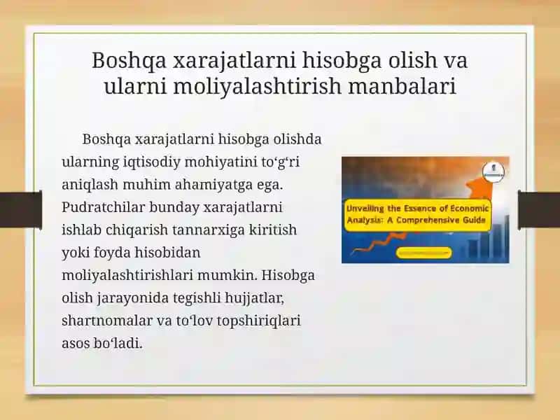 Pudratchining boshqa xarajatlari 4