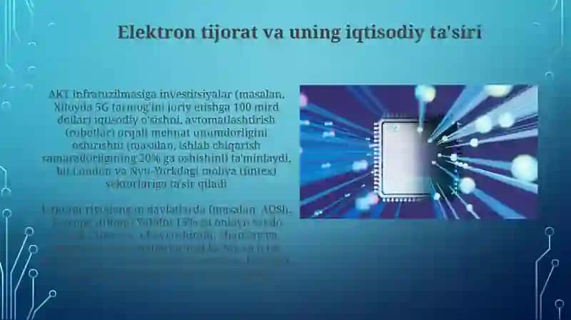 Iqtisodiyotda zamonaviy informatsion-kommunikatsion texnologiyalari va uning texnik ta'minoti 4