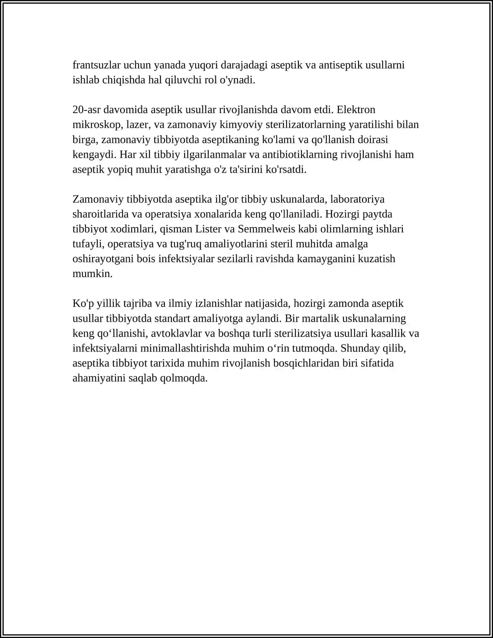 IBN SINO VA AL ROZIY DAVRIDAGI ASEPTIKA VA ANTISEPTIKA 4