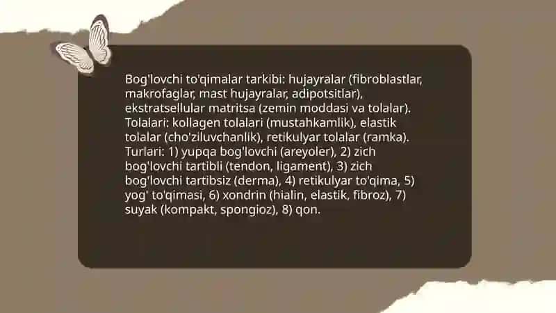 To'qimalar haqidagi ilm 4