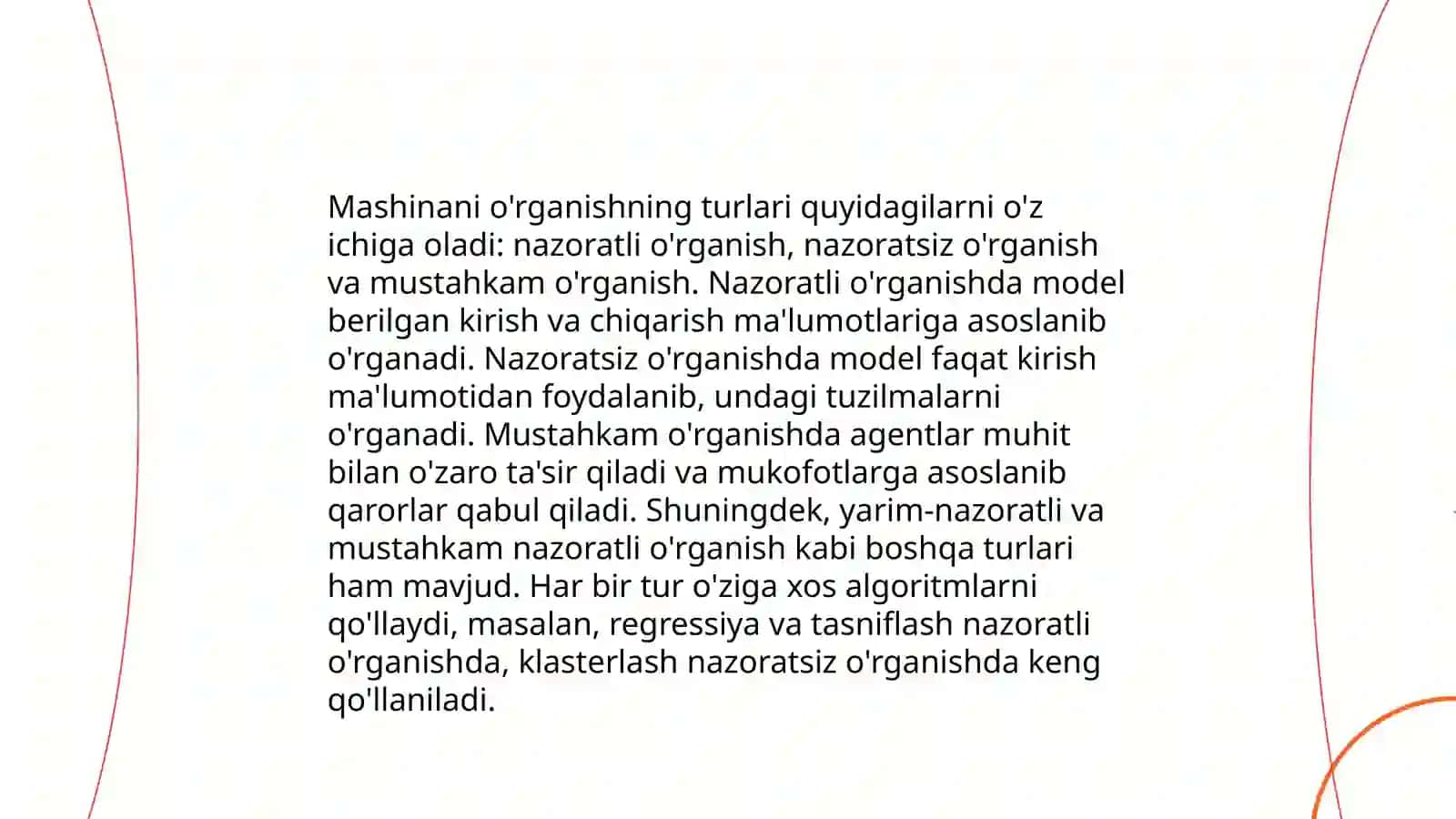 Sun'iy intellekt va mashinani o'rganish 4