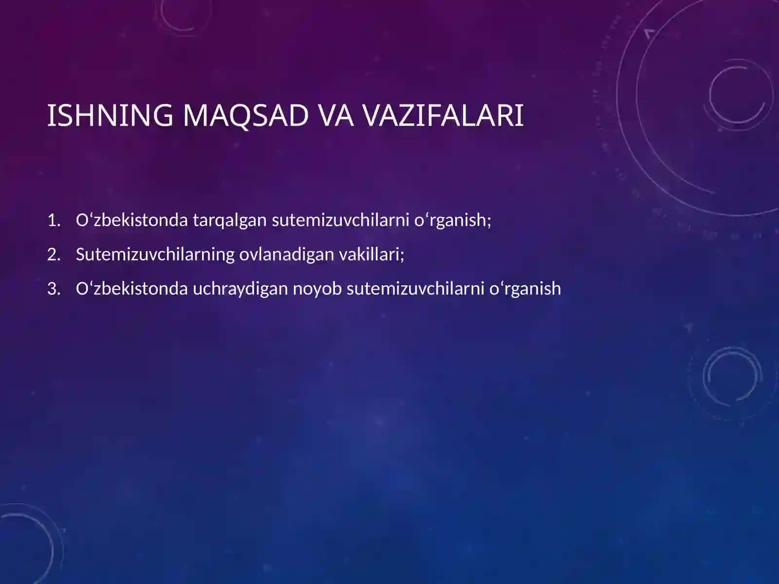 Oʻzbekistonda uchraydigan sutemizuvchilar, ovlanadigan vakillari, kasallik tarqatuvchi va noyob turlari 4