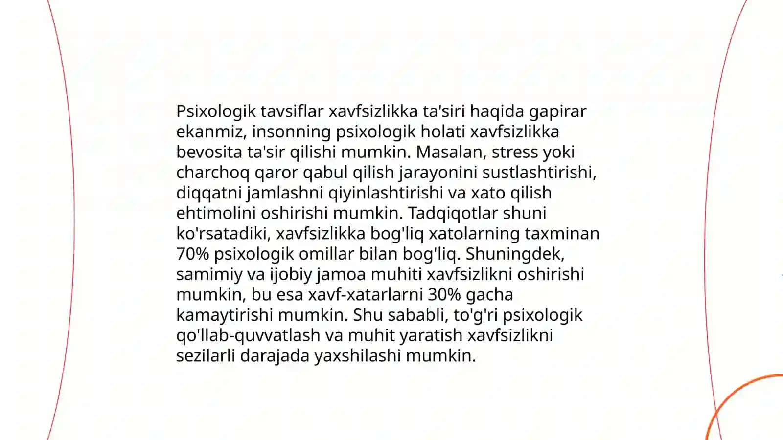 Inson fiziologik va psixologik tavsiflarning xavfsizlikni taminlashdagi ahamiyati 4