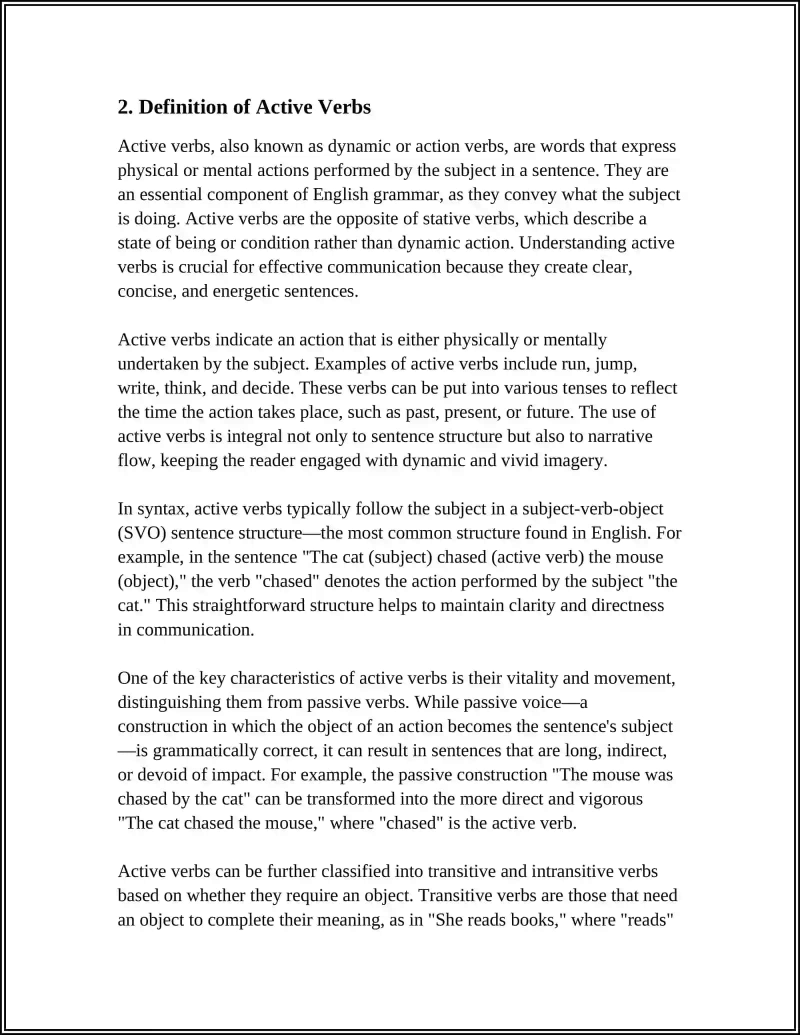 DIFFERENCE OF MEANING IN STATIVE AND ACTIVE VERBS 4