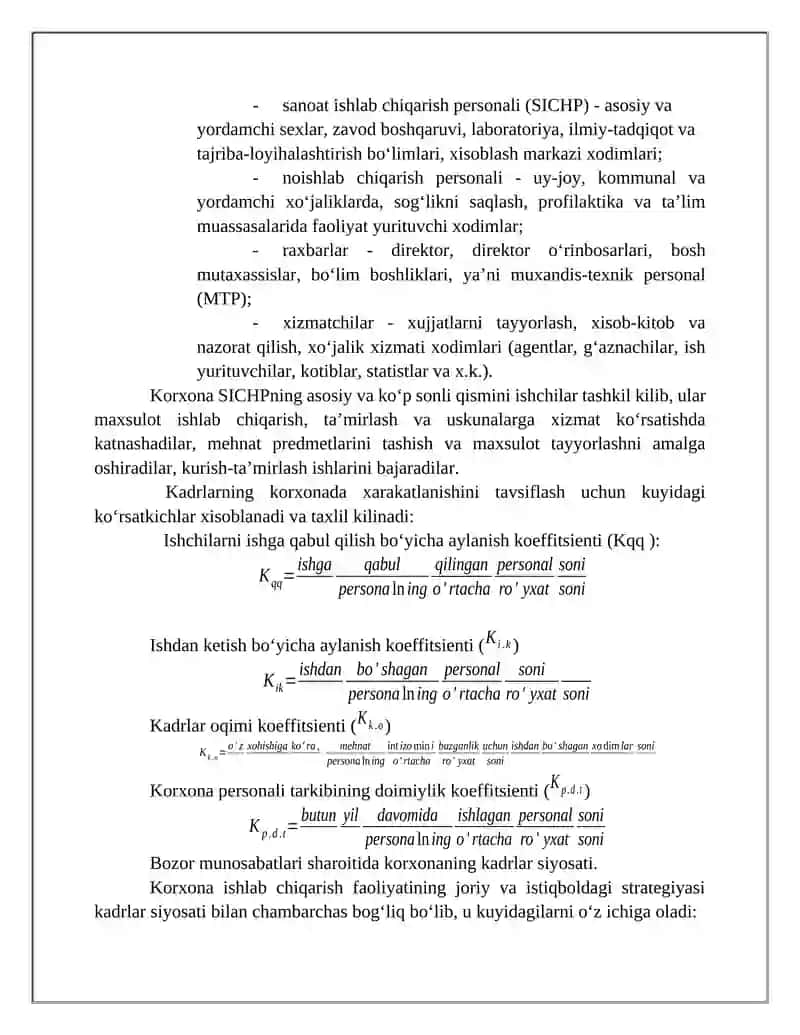 KORXONANING MEHNAT RESURSLARI 4