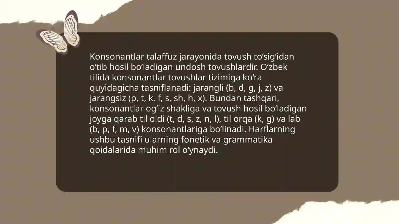 Ona tilining konsonantizimi 4