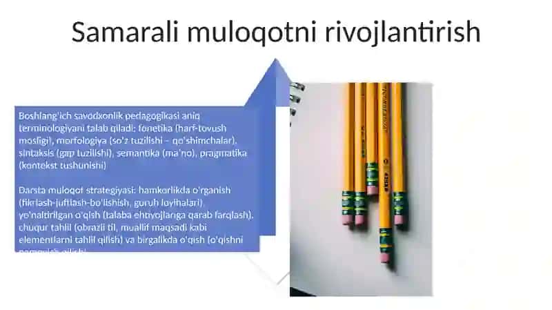 Boshlangʻich taʻlimda matn ustida ishlash boʻyicha glossariy tuzish 4