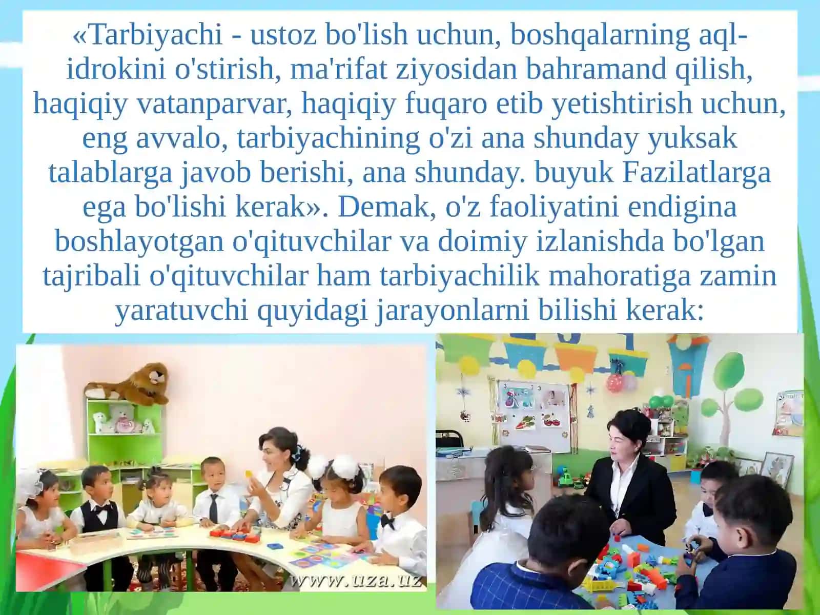 Fannomi: ilk va maktabgacha yoshdagi bolalar pedagogikasi 4