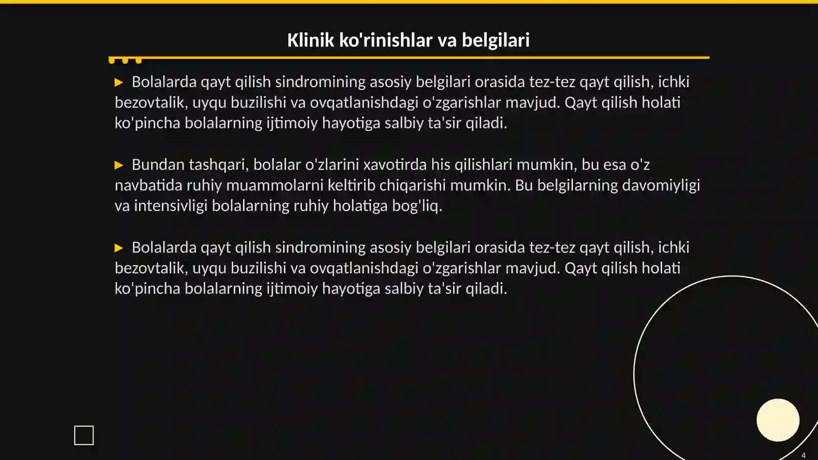 Bolalarda qayt qilish sindromi 4