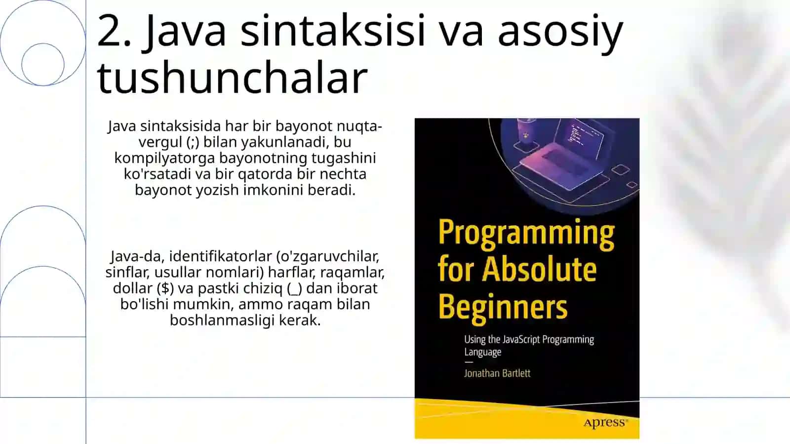 Java skrip dasturlash tili 4