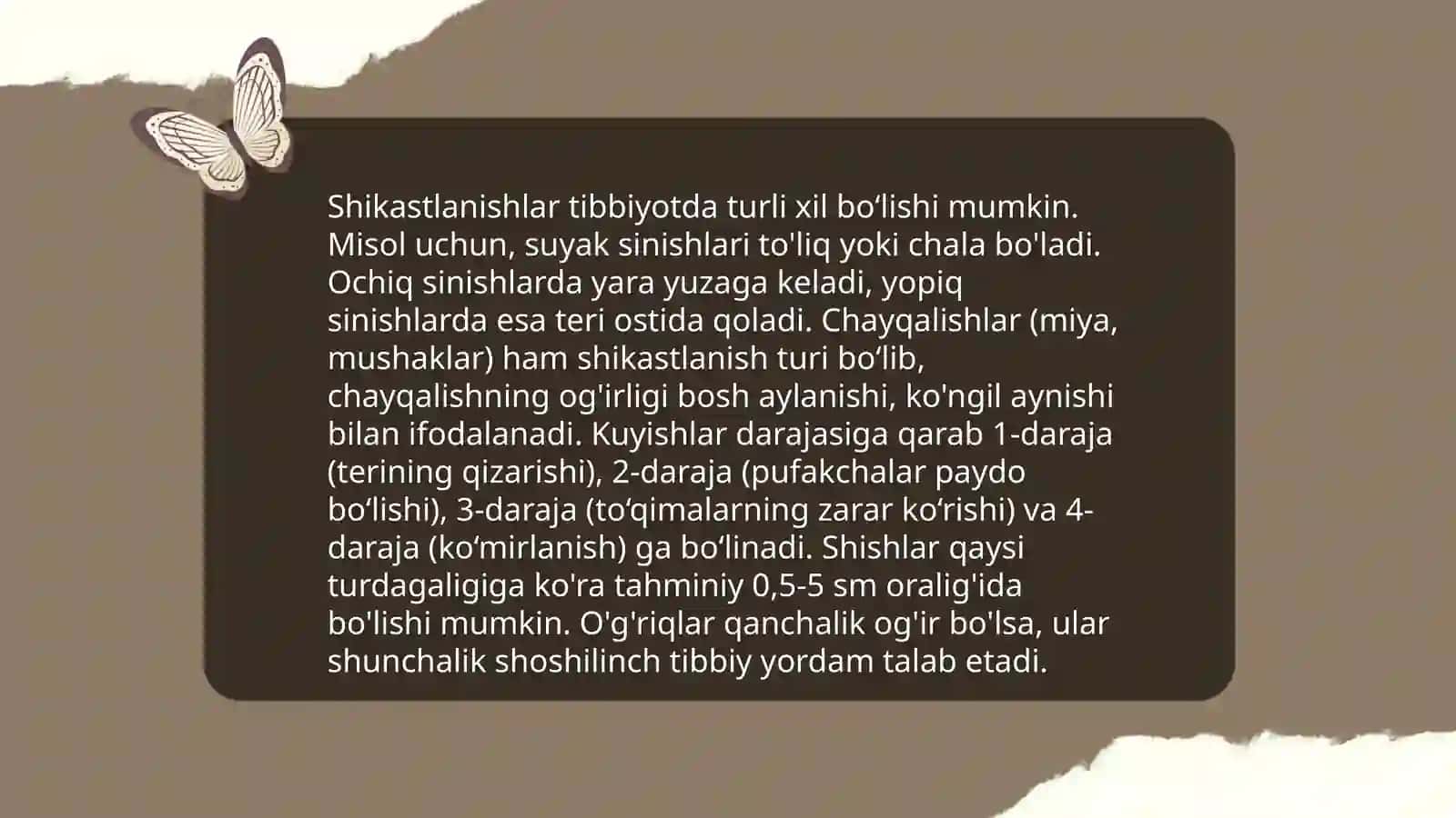 Yashirin shikastlanish óchoqlarida tibbiy taktik tavsifi 4