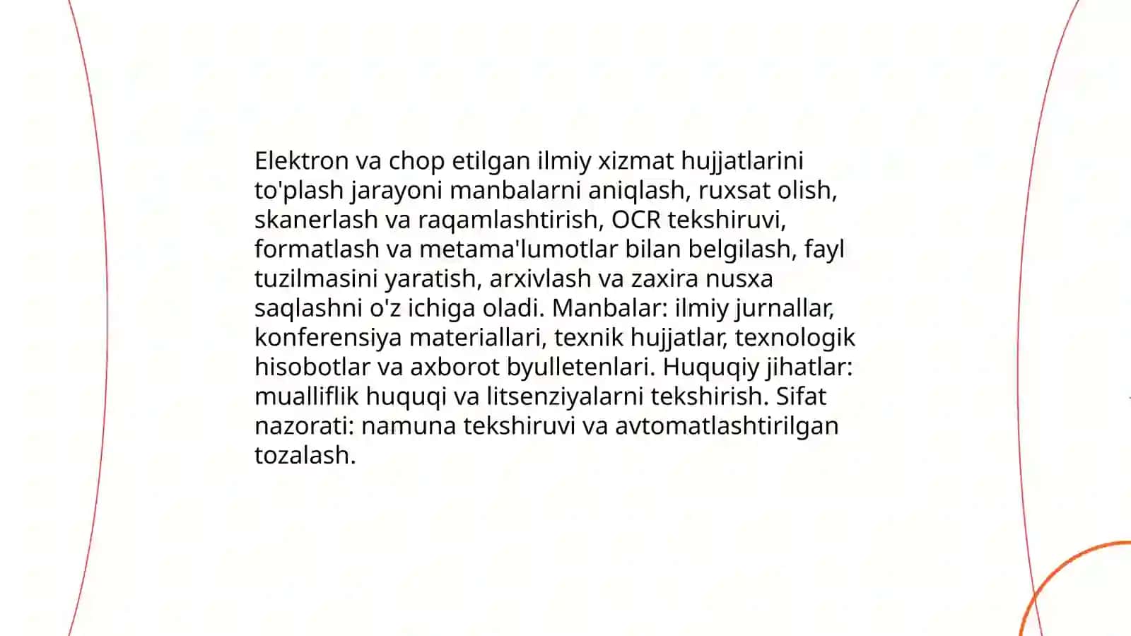 Ilmiy usluga doir materiallardan foydalanib matnlar korpusini yaratish 4