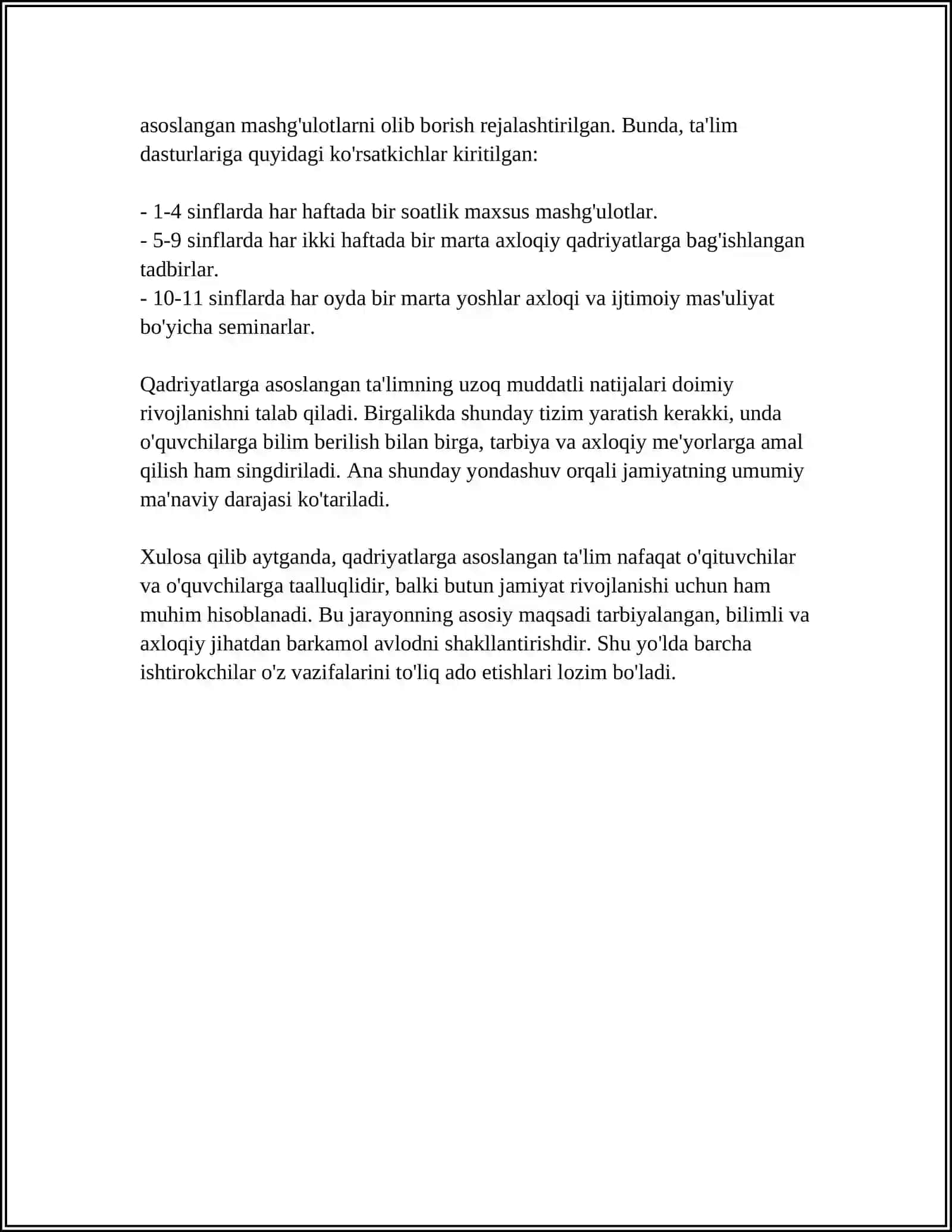 KELAJAK O‘QITUVCHILARIDA QADRIYATLI MUNOSABATLAR SHAKLLANISHINING PSIXOLOGIK XUSUSIYATLARI 4