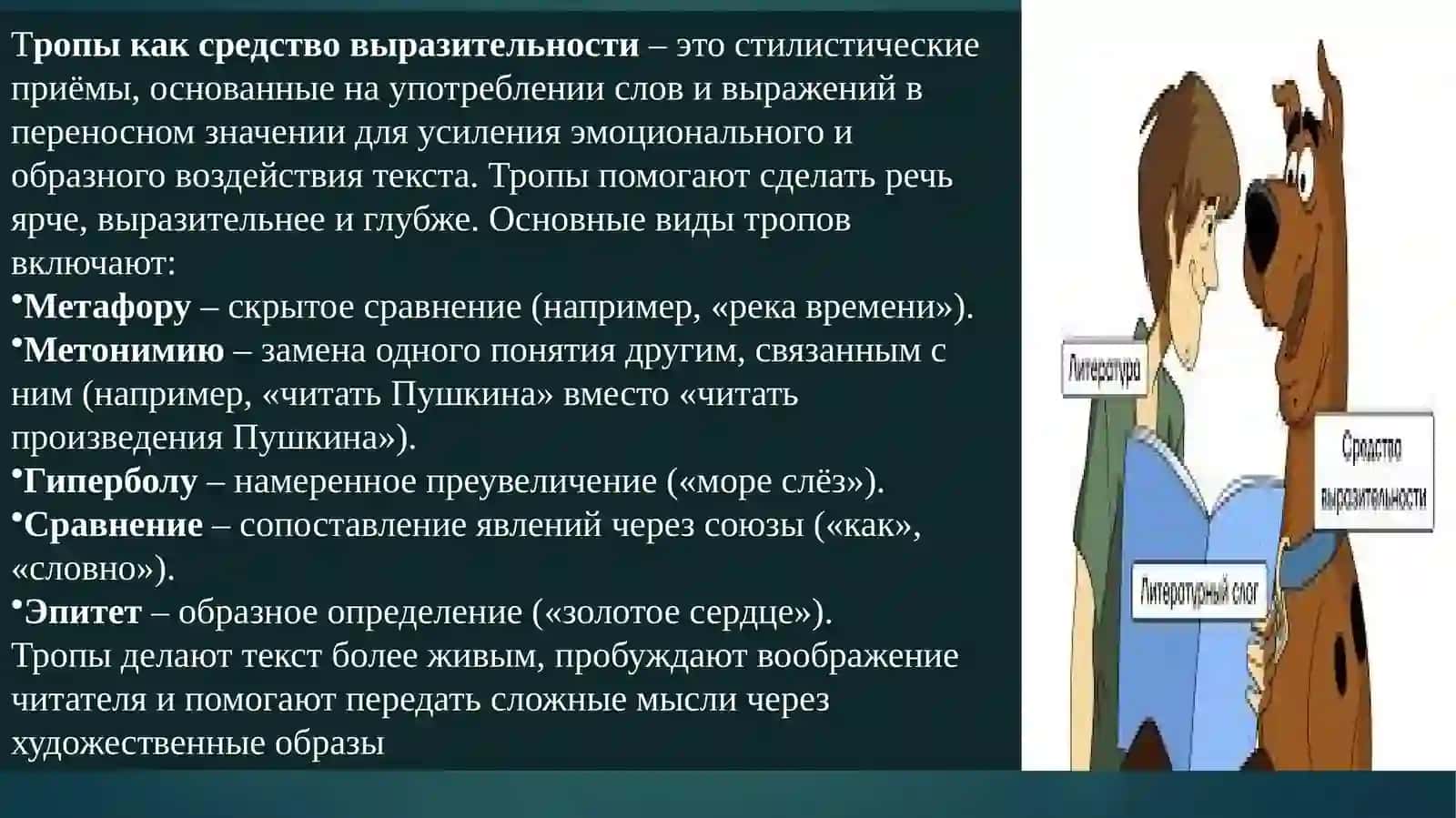 Типы предметной изобразительности. Тропы и фигуры. Метафора как вид образности и средство художественного видения 4