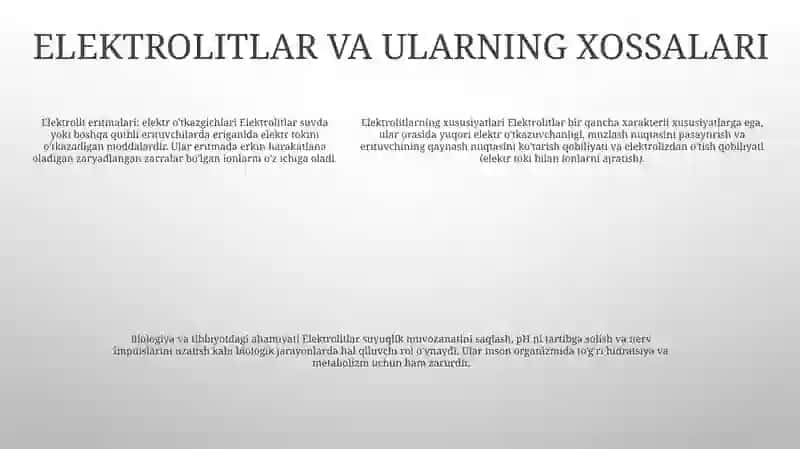 Elektrolit Eritmalarining Elektr Òtkazuvchanligi 4