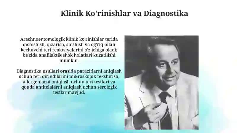 Tibbiot arachnoentomologiya: Ta'rif, Doirasi va Ahamiyati 4