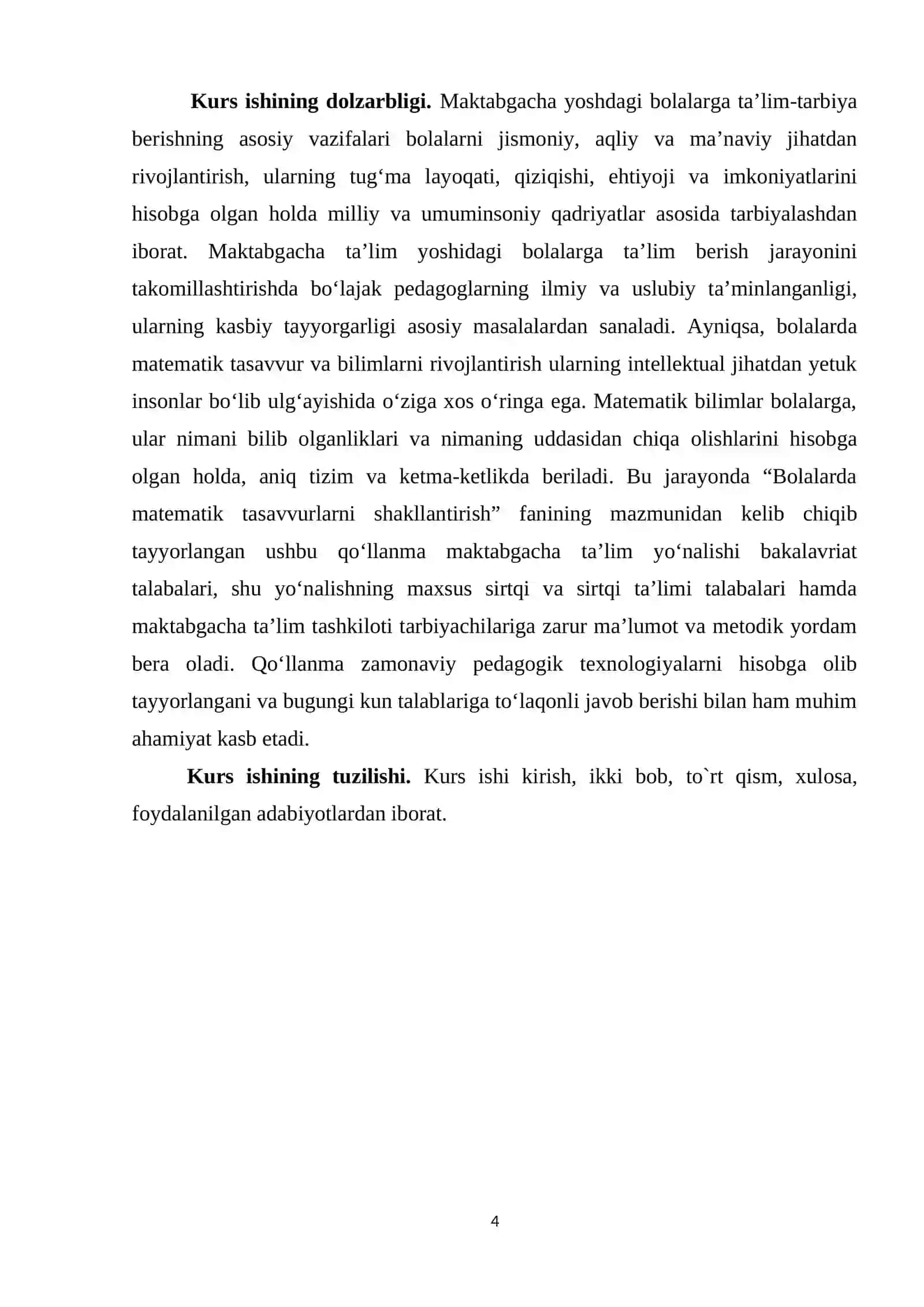 Bolalarda elementar matematik tasavvurlarni shakllantirish nazariyasi 4