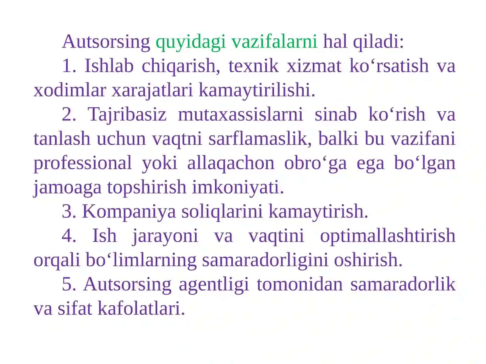 AUTSORSING REKRUTMENTNING YANGI YO‘NALISHI SIFATIDA 4