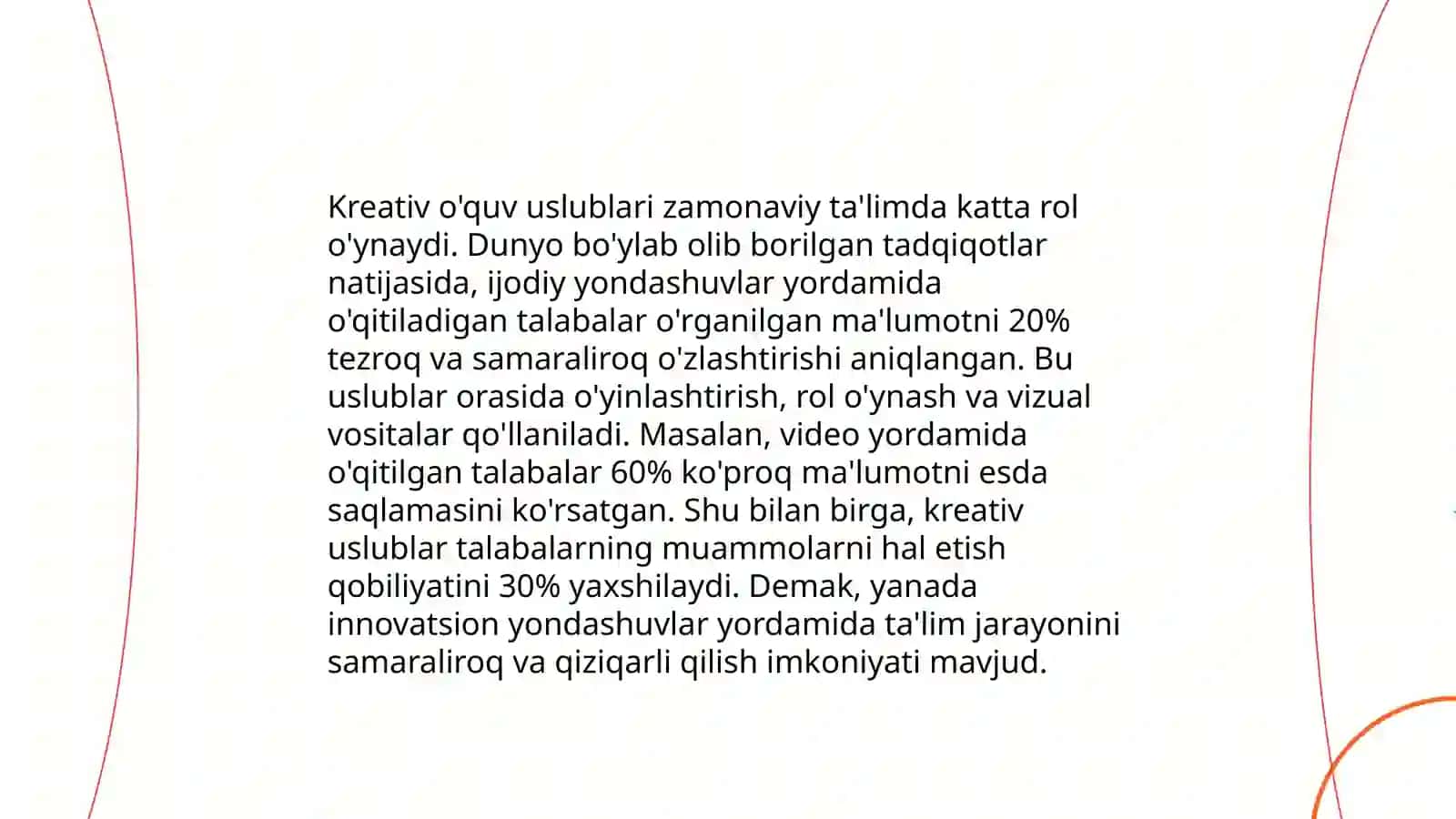 Ta'lim va mashgʻulot uslublari 4