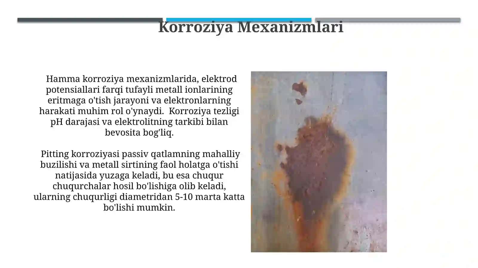 Donadoraro Korroziyasi 4