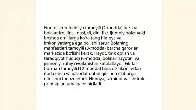BMT ning Bola huquqlari to‘g‘risidagi konnensiyasi 4
