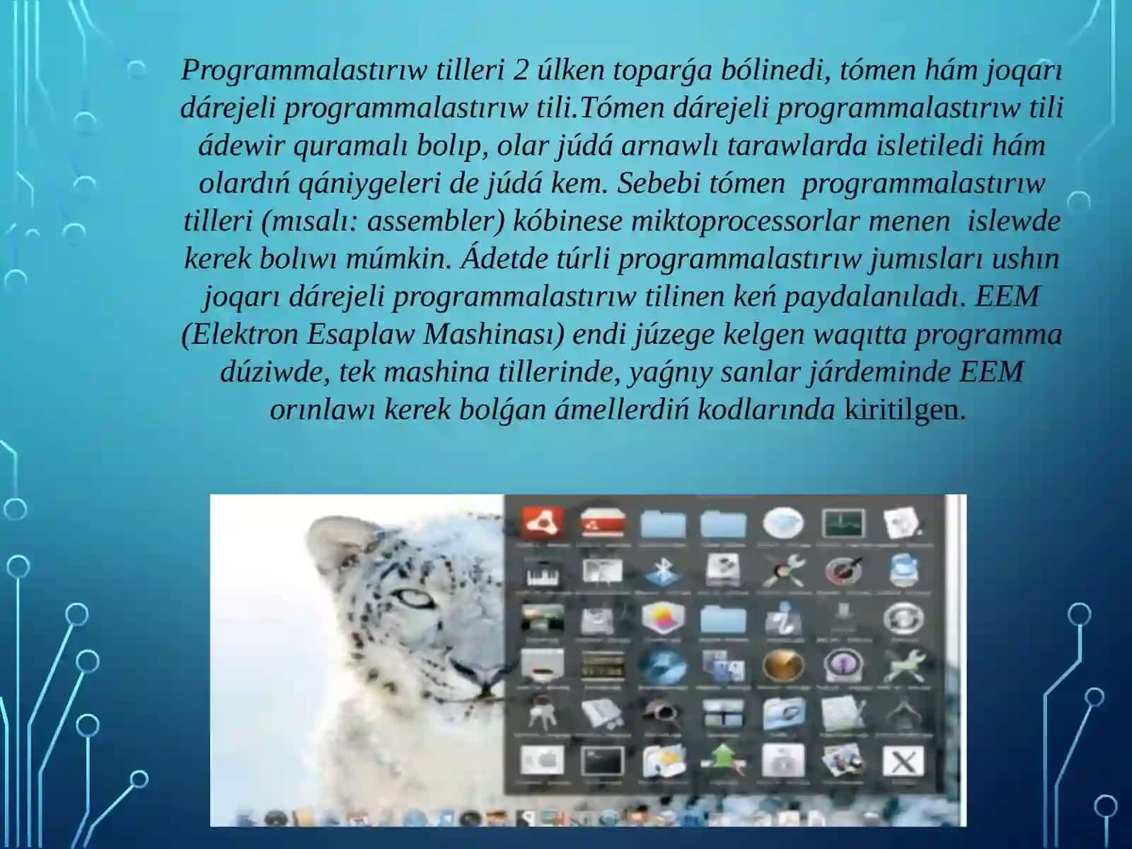 Axborot texnologiyalari ham proceslerdi matematik modellestiriw 4