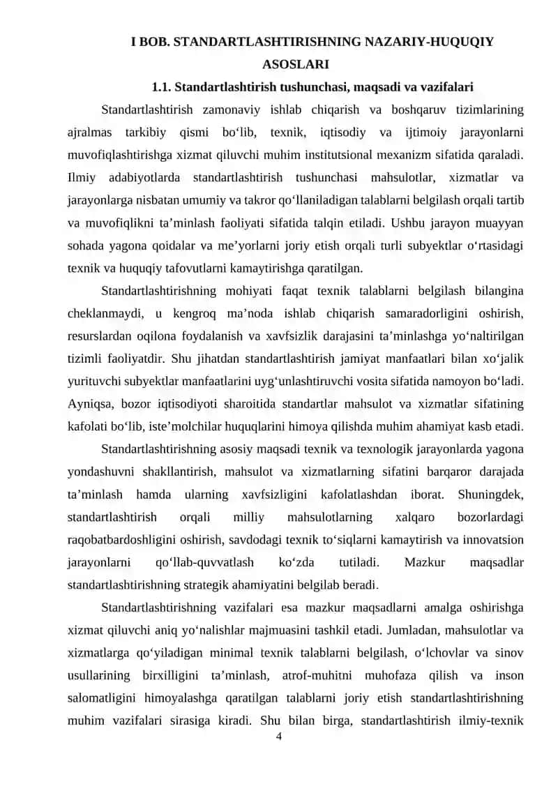 Standartlash qonunini sharhlash va muzokara yuritish 4