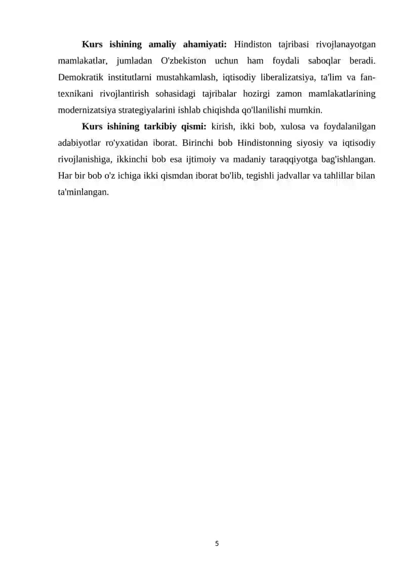 Hindistonning XX ASR IKKINCHI YARMIDAGI TARAQQIYOTI 4