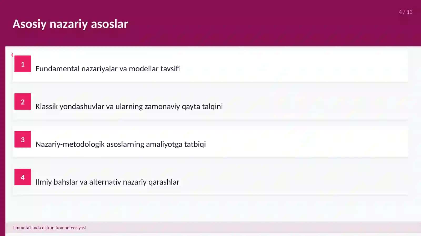 Umumta'limda diskurs kompetensiyasi 4