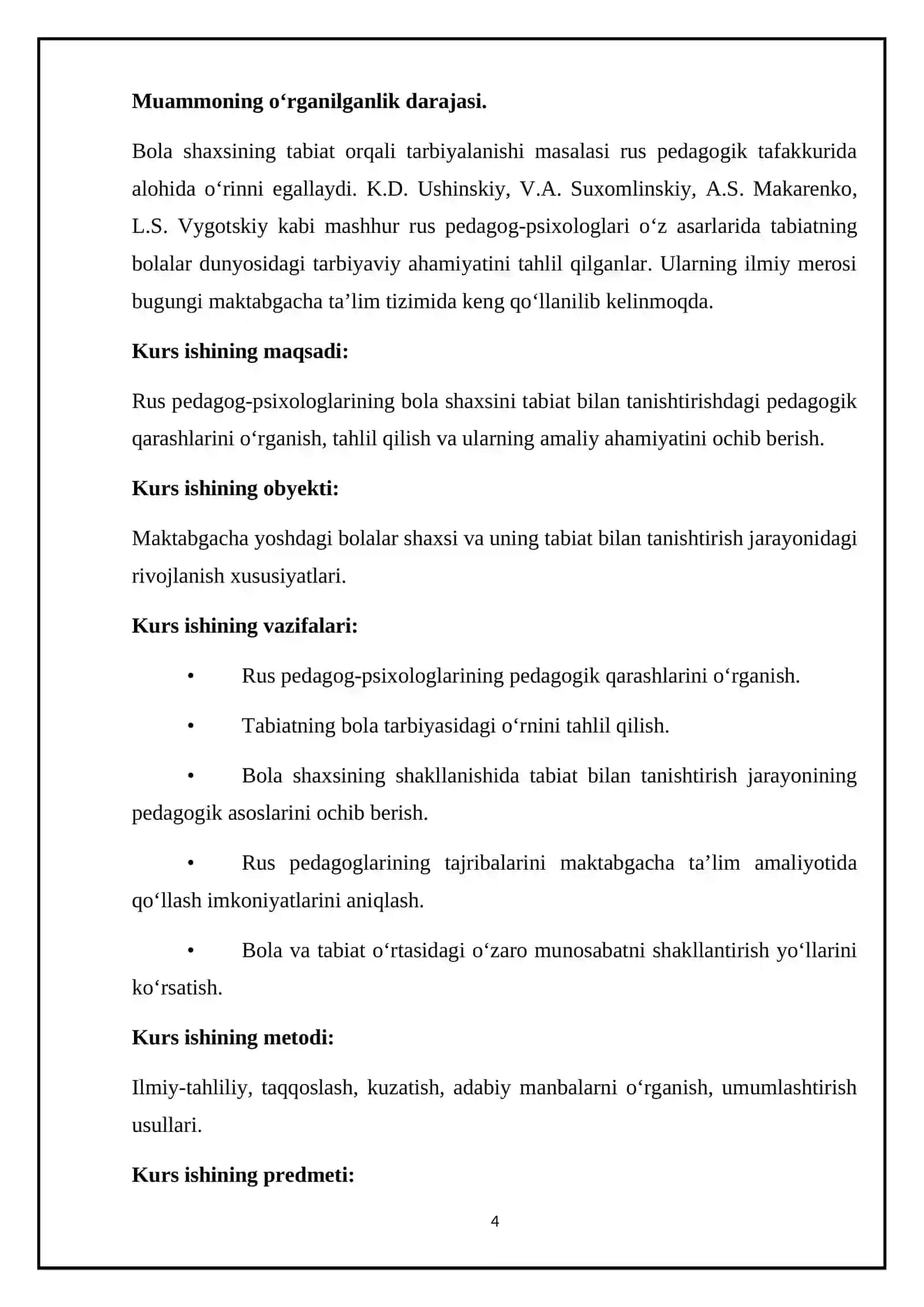 RUS PEDAGOG-PSIXOLOGLARINING PEDAGOGIK QARASHLARI. 4