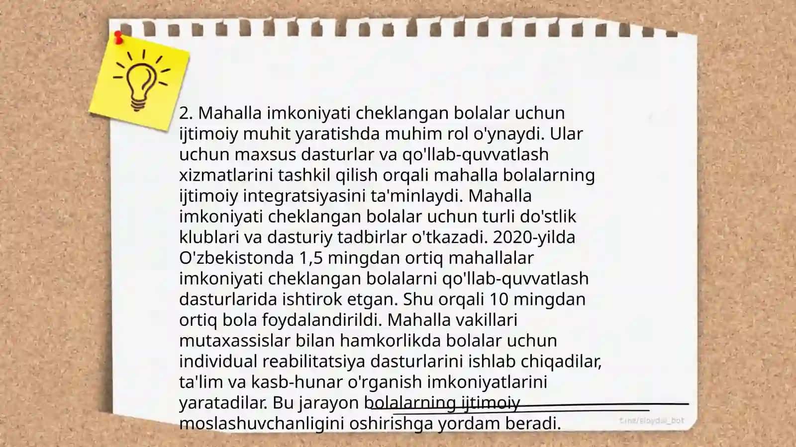 Imkoniyati cheklangan bolalarni maktabga tayyorlashda ota-ona, mahallalar va pedagoglarning oʻrni va hamkorligi 4