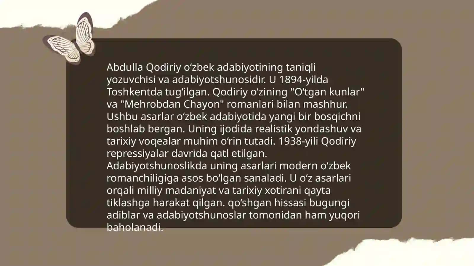 Oʻzbek adabiyotshunoslari va ularning kun rivojida tutgan oʻrni 4