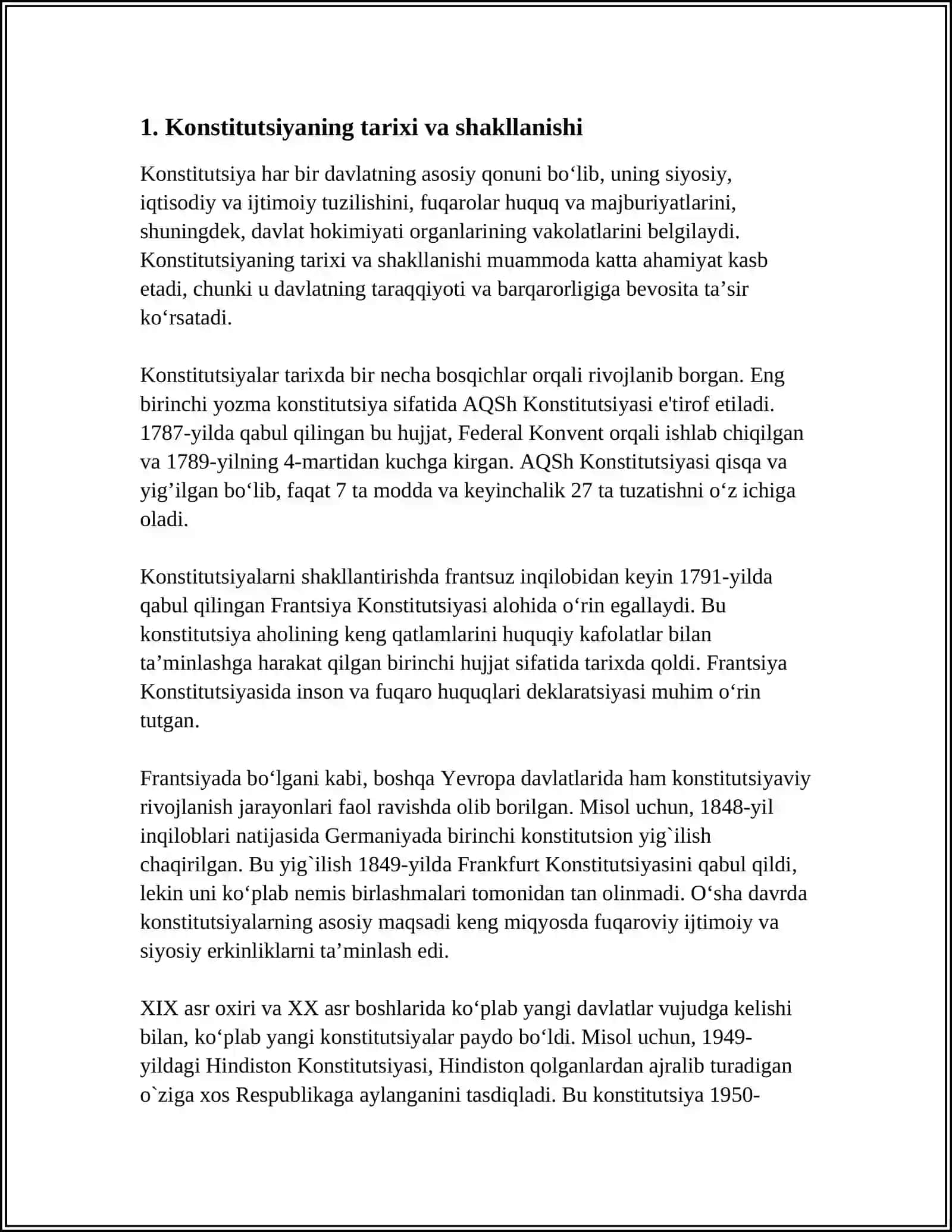 Konstitutsiya: Qog'ozdagi Qonunmi yoki Haqiqiy Hayotiy Me'yor? 4