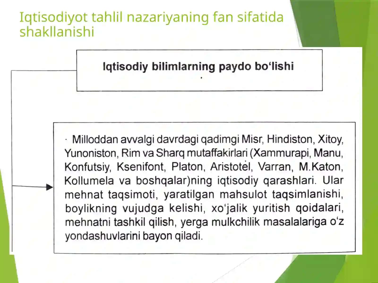 IQTISODIY TAHLIL NAZARIYASI FANINING PREDMETI VA BILISH USLUBLARI 4