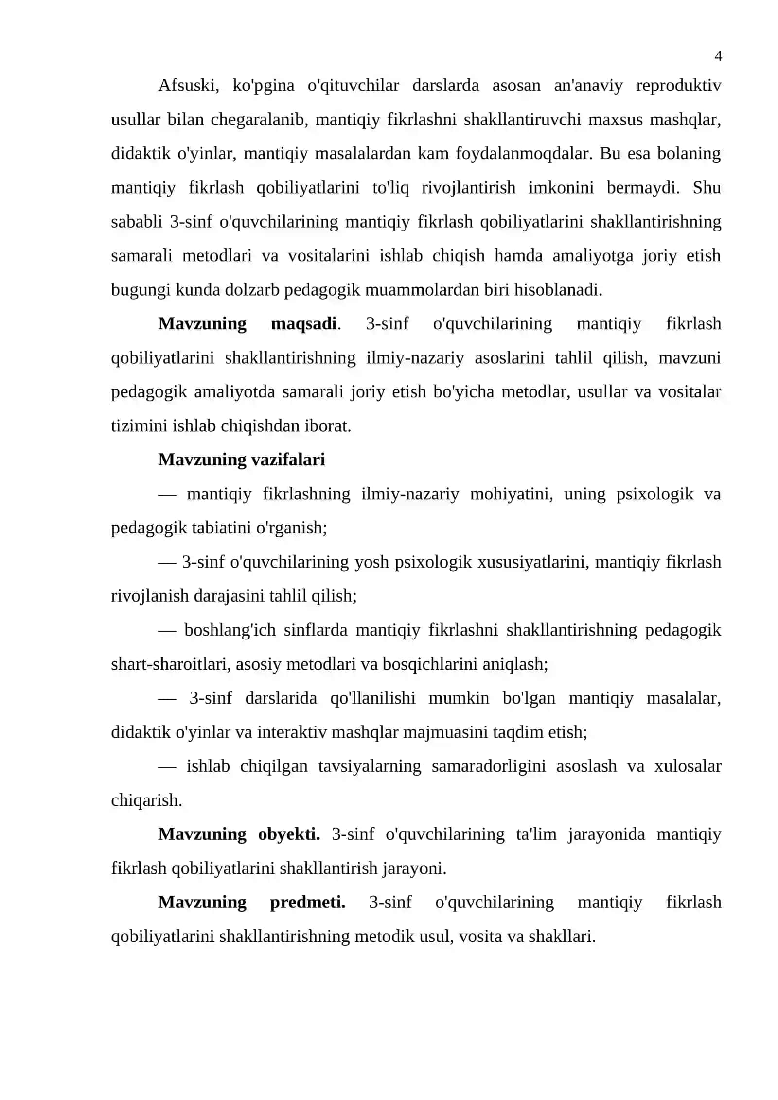 3-SINF O'QUVCHILARINING MANTIQIY FIKRLASH QOBILIYATLARINI SHAKLLANTIRISH 4