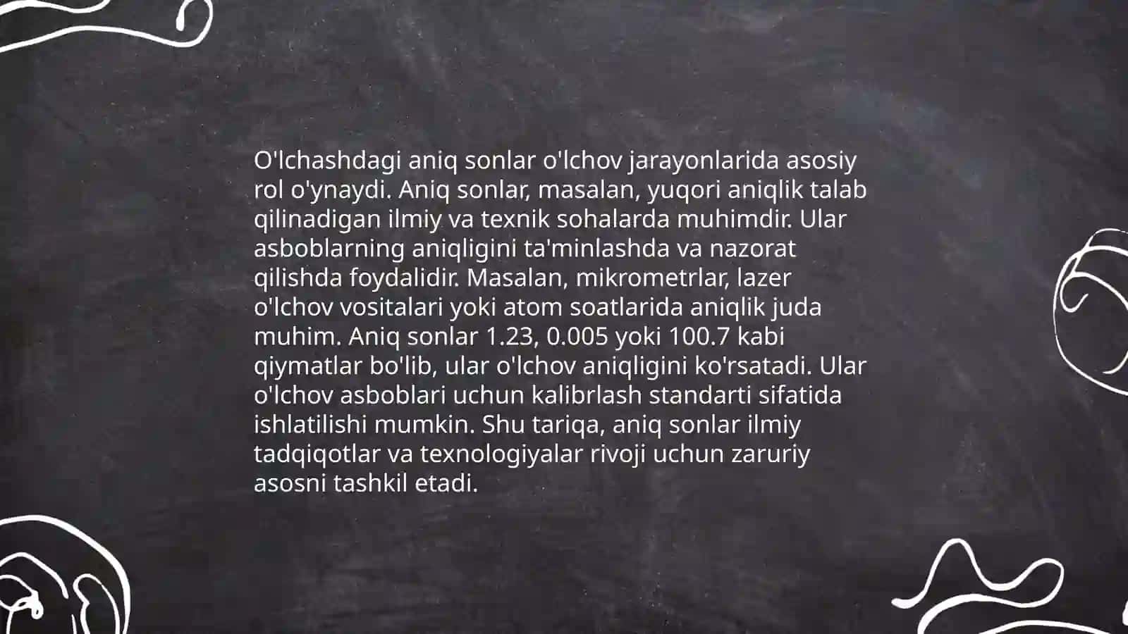 Natural sonni miqdorlarni o'lchash natijasi sifatida qaralishi nazariyasini o'rganish 4