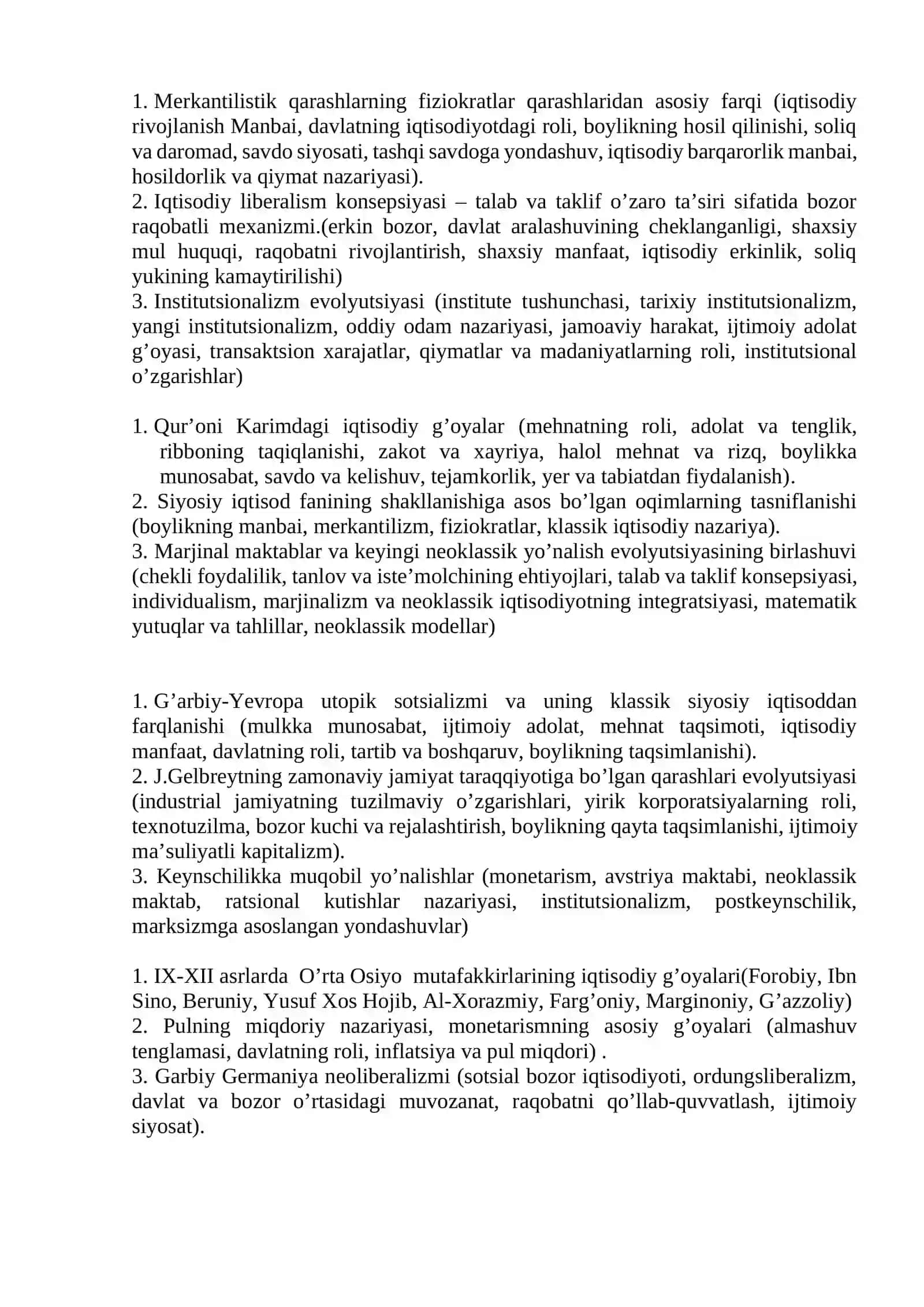 Iqtisodiy ta’limotlar tarixining tadqiqotida tarixiylik tamoyili 4