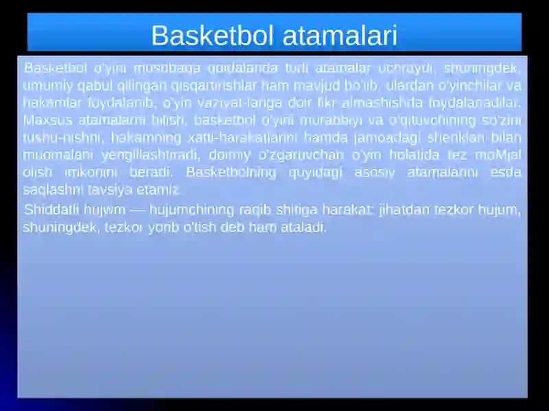 Basketbol o'yinida to'pni boshqarishning texnik usullarini o'rgatish 4