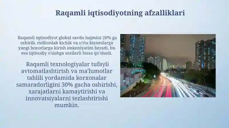 Raqamli iqtisodiyot:afzalliklari va kamciliklari 4