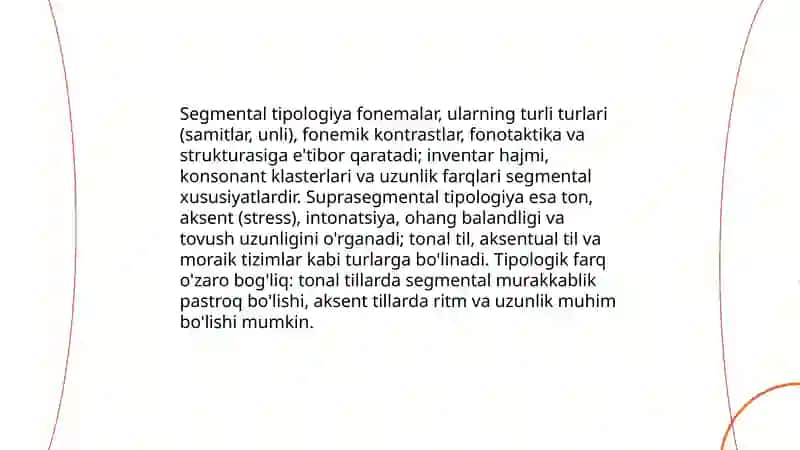 Tilning fonologik tipologiyasi 4