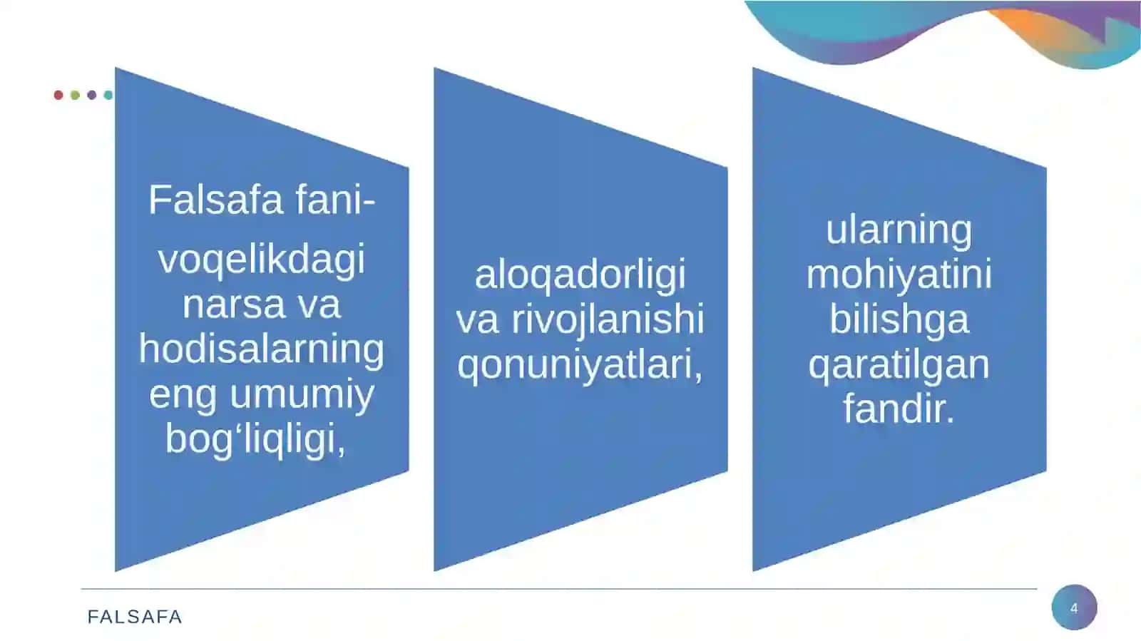 Falsafaning mohiyati va jamiyat taraqqiyotidagi roli 4