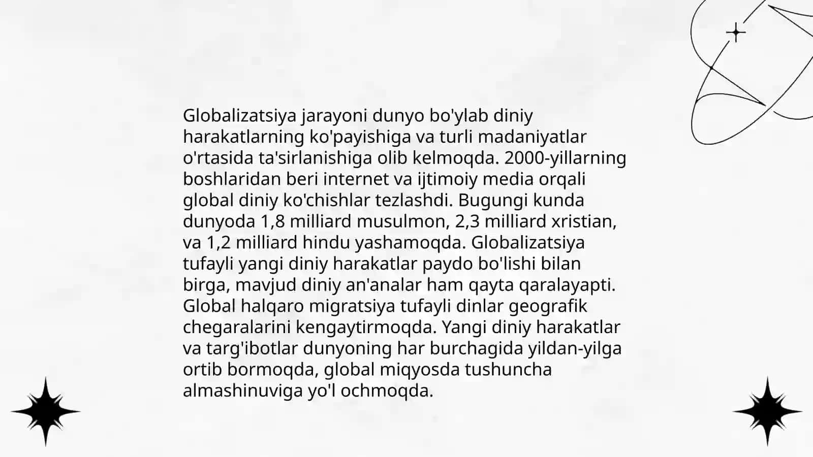 Zamonaviy diniy harakatlar va sektalar 4